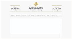 Desktop Screenshot of goldengates.ie