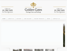 Tablet Screenshot of goldengates.ie